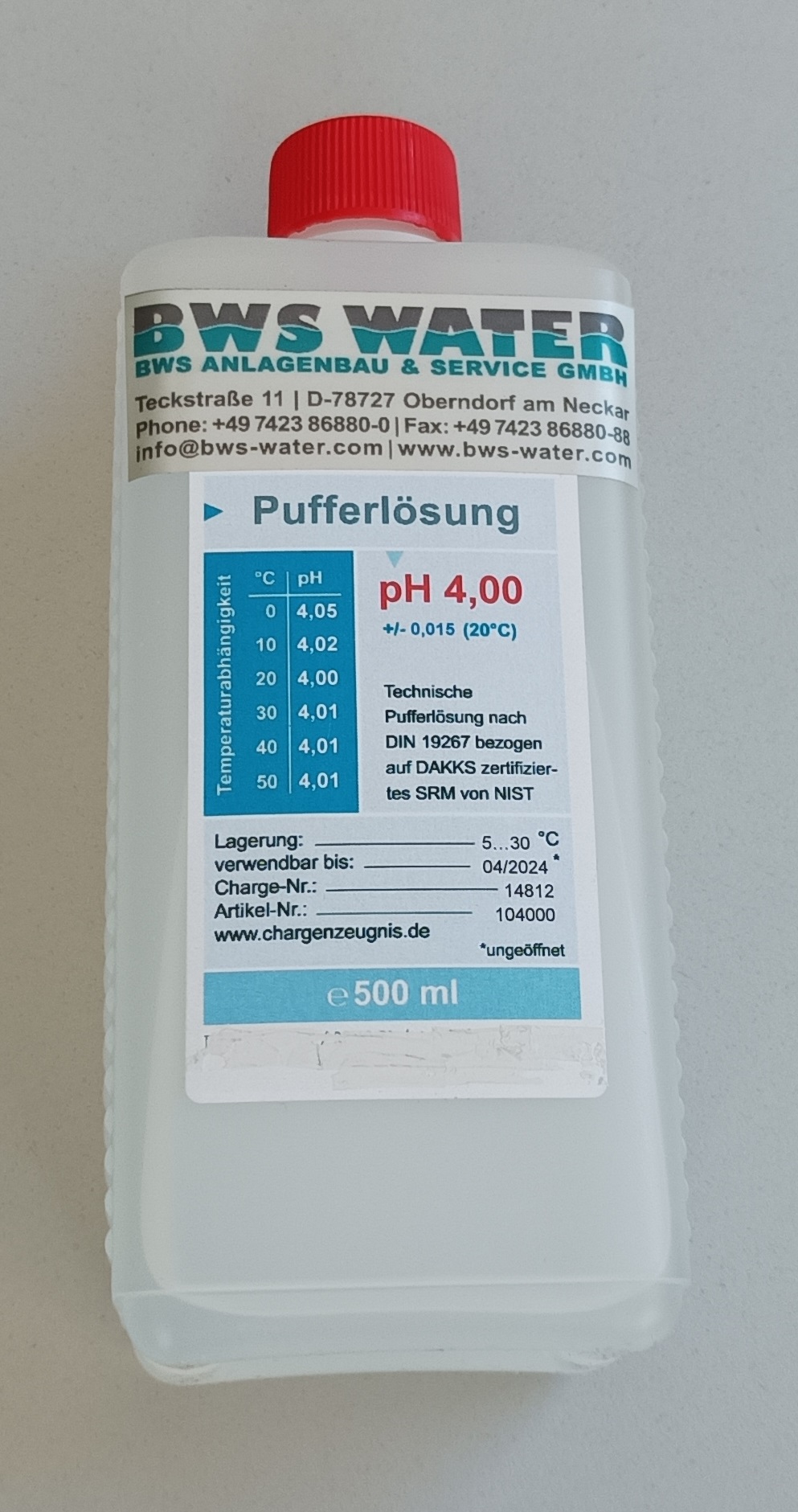 Pufferlösung pH=4