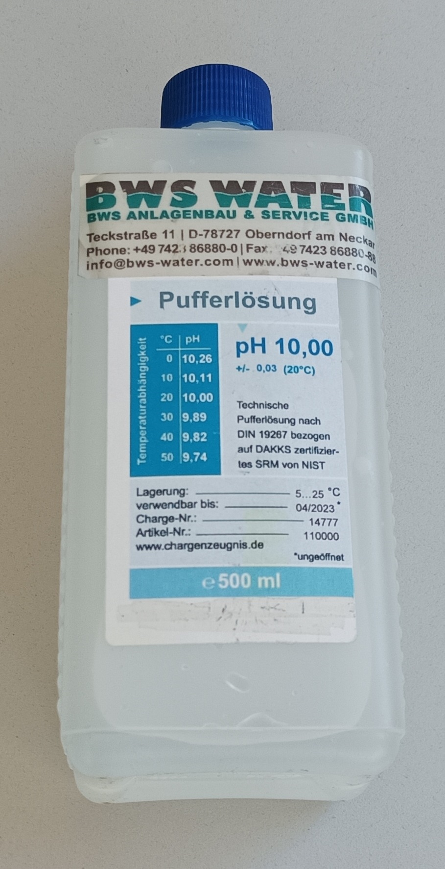 Pufferlösung pH=10